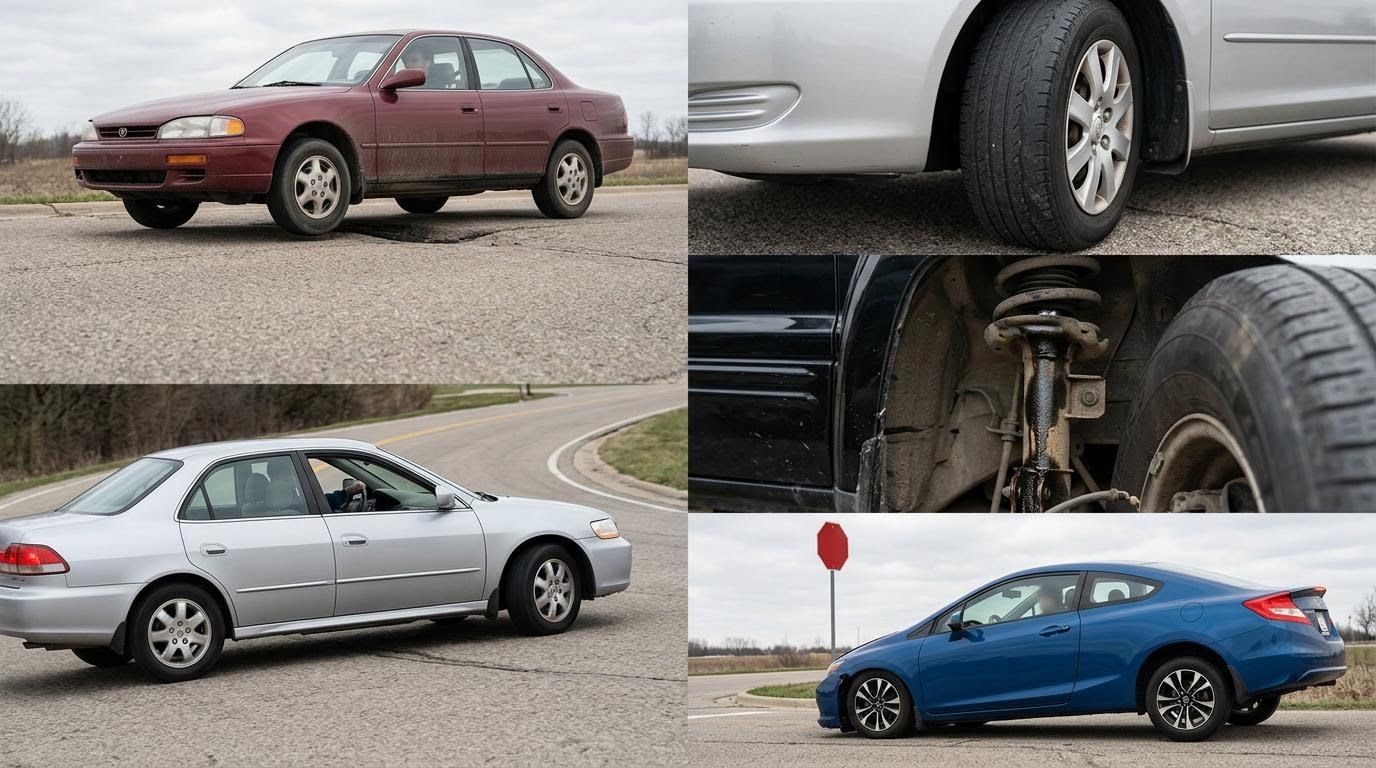 5 objawów zużytych amortyzatorów, których nie możesz ignorować